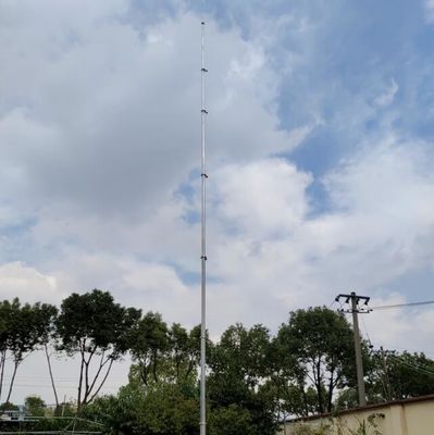 30 Ft Telescopic Antenna Mast Aluminum Hand Push Up 9m Antenna Mast Telescoping Mast