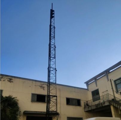 20m Vehicle Mounted Guyed Lattice Tower Steel Mobile Aluminum Portable Light Tower Industrial