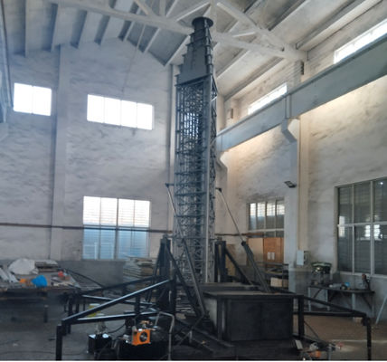 Hydraulic Erect 30m Telecom Tower on Wheels with Motorized Lattice and Shelters