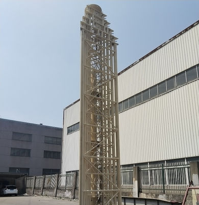 Cell Site On Wheels Motorized Lattice Tower Portable COWs With Shelters 20m