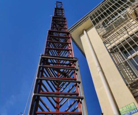 Radio Amateur Telescopic Tower 30m 100ft Portable Static Lattice Customizable Height High Payload