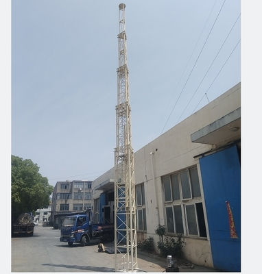 Portable Static Lattice Telescopic Floodlight Tower Max Load 300kg 30m