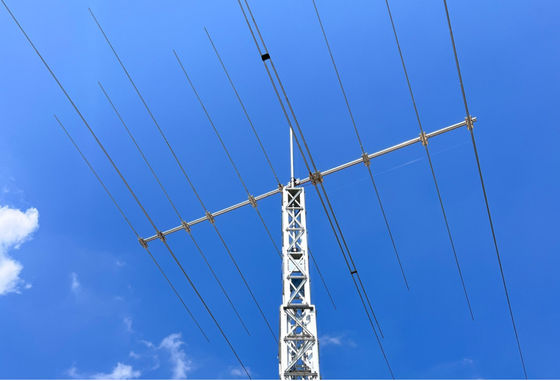 15mFoot Antenna Push Up Pole Mast Sports Filming Telescoping Mast