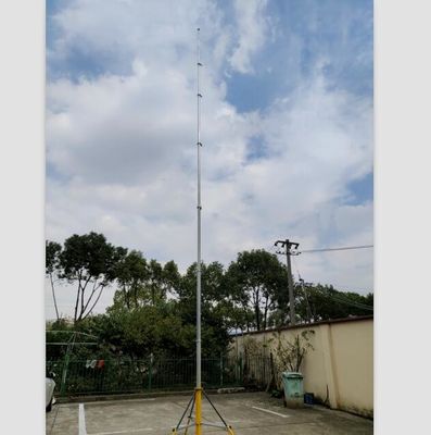 30 Ft Telescopic Antenna Mast Aluminum Hand Push Up 9m Antenna Mast Telescoping Mast