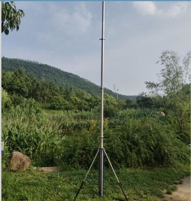 Portable Telescoping Mast 20ft Aluminum Telescopic Mast Hand Push Up 6m Antenna Mast