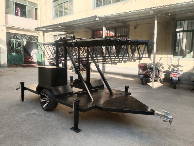 25m COW Tower Portable Cell Tower Cell On Wheels Telescoping Tower 0