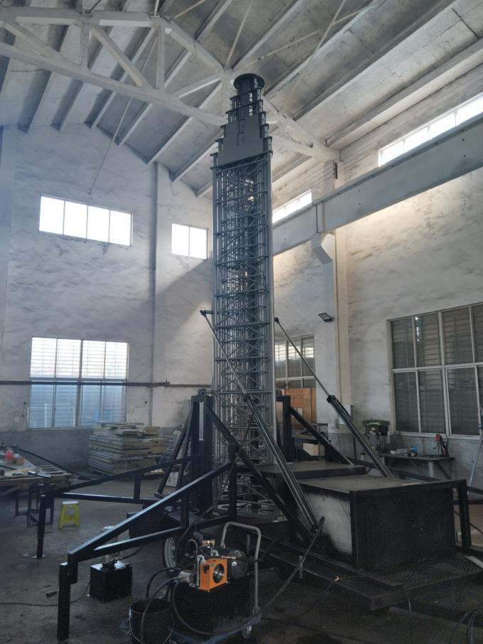 25m COW Tower Portable Cell Tower Cell On Wheels Telescoping Tower 2